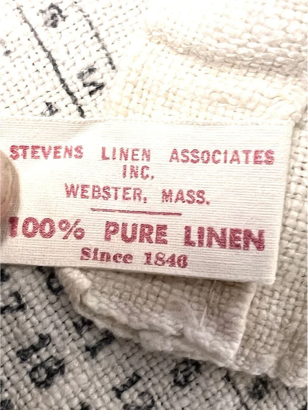 1962 Eastern Star OES Calendar Tea Towel Linen Hand Kitchen Steven’s Linens